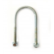 M10 Round Electro-Plated U Bolts 75MM Width X 150MM Length